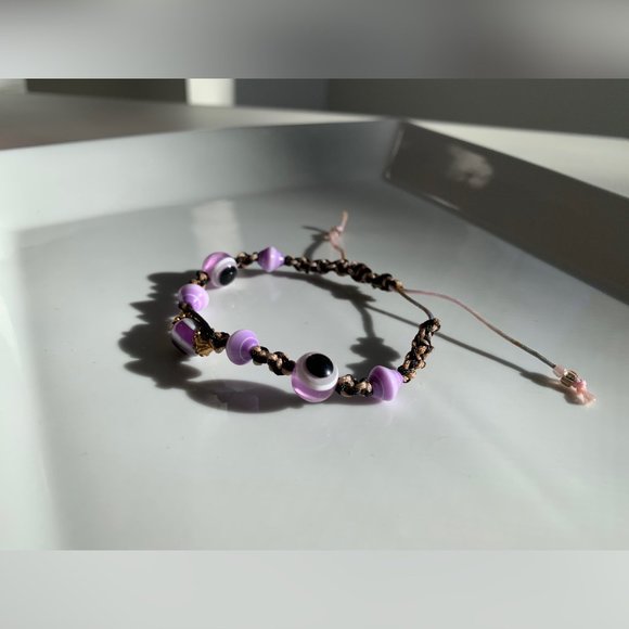 Swarovski Beaded Crochet Handmade Bracelet - Picture 3 of 5